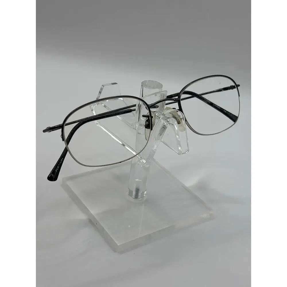Marchon Autoflex 69 Flexon Gunmetal Round Eyeglass Frames 47-19 140